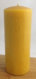 XL Kerze, 20 x 8 cm, Stumpenform, aus 100 % Bienenwachs