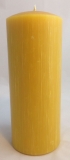 XL Kerze, 20 x 8 cm, Stumpenform, aus 100 % Bienenwachs