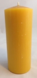 1 Kerze, 15 x 6 cm, Stumpenform, aus 100 % Bienenwachs